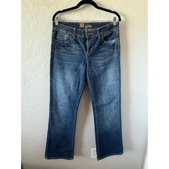 Kut from the Kloth Denim - KUT from the Kloth Jeans‎ Womens 8 Medium Wash Bootcut Whiskering Classic Denim